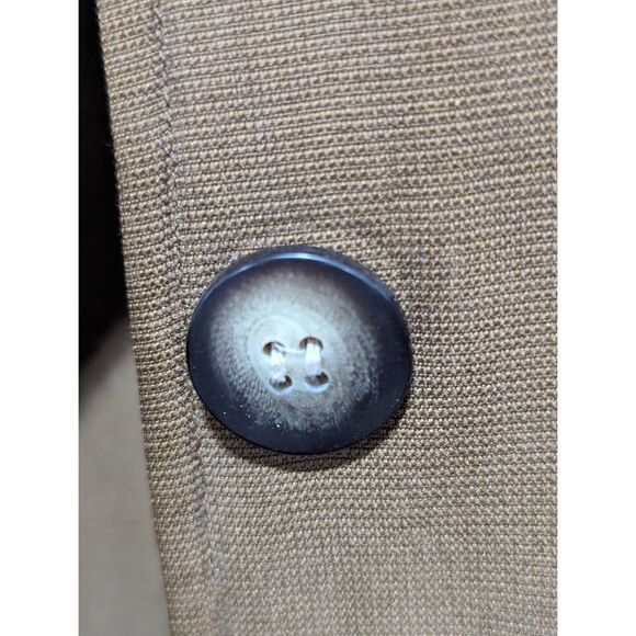 Finity Women's Brown Silk Mandarin Collar Button Front Tunic Blouse Size 14 - Picture 5 of 5